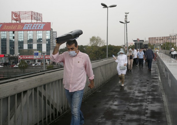 Foto - İstanbul'da dikkat çeken görüntü! Bir anda...
