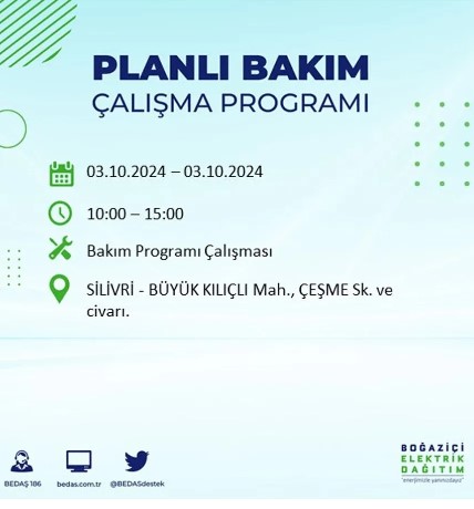 Foto - İstanbul'da elektrik kesintisi! İşte 'elektrik kesintisi' yaşayan ilçeler