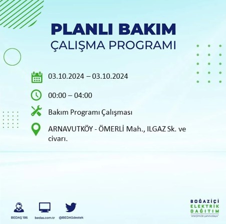 Foto - İstanbul'da elektrik kesintisi! İşte 'elektrik kesintisi' yaşayan ilçeler