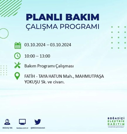 Foto - İstanbul'da elektrik kesintisi! İşte 'elektrik kesintisi' yaşayan ilçeler