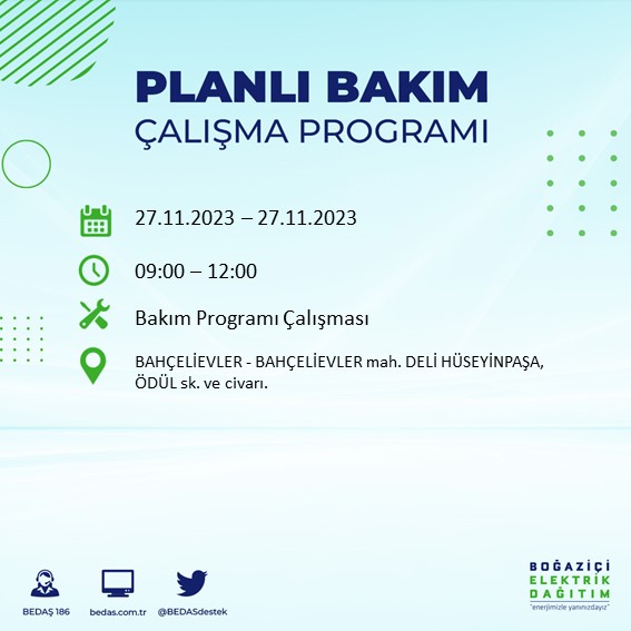 Foto - İstanbul’da elektrikler saatlerce olmayacak!