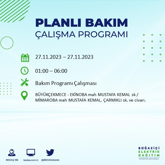 Foto - İstanbul’da elektrikler saatlerce olmayacak!