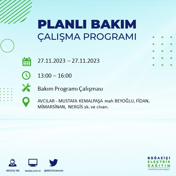 Foto - İstanbul’da elektrikler saatlerce olmayacak!