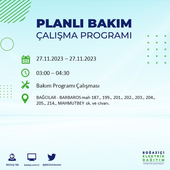 Foto - İstanbul’da elektrikler saatlerce olmayacak!