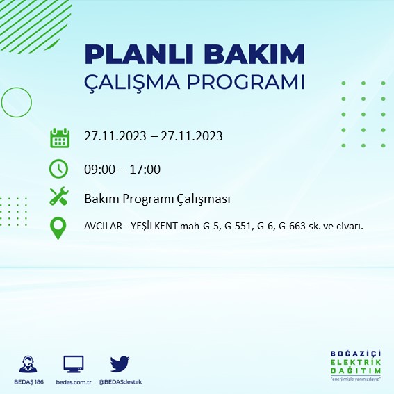 Foto - İstanbul’da elektrikler saatlerce olmayacak!