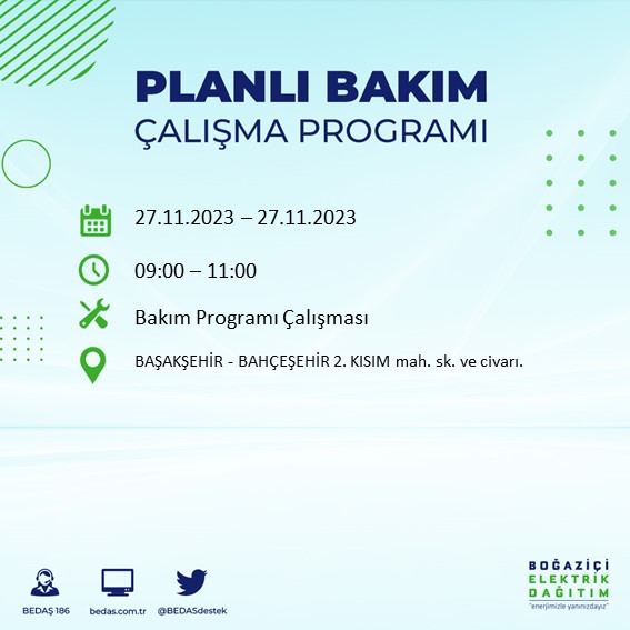 Foto - İstanbul’da elektrikler saatlerce olmayacak!