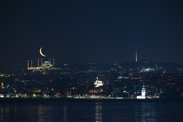 Foto - İstanbul'da hayran bırakan manzara