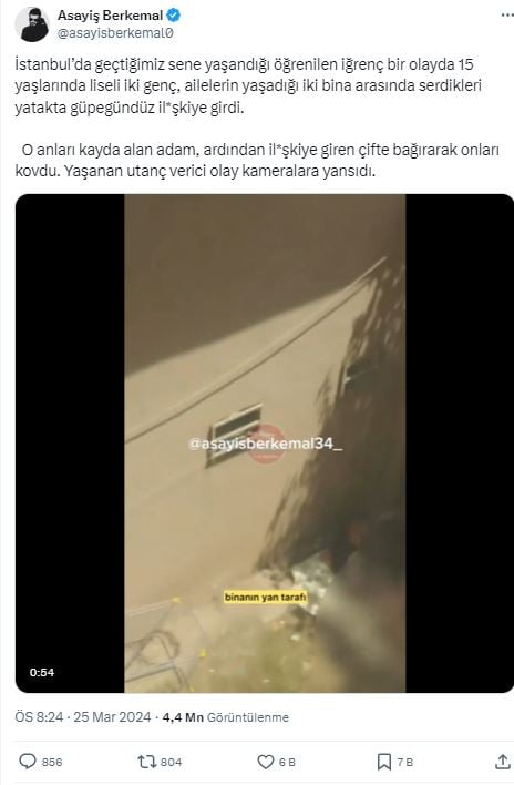 Foto - İstanbul’da iğrenç olay! Apartmanın yanında güpegündüz yaşandı! Vatandaşlar gözlerine inanamadı