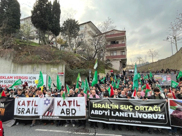 Foto - İstanbul'da İsrail'e lanet yağdı