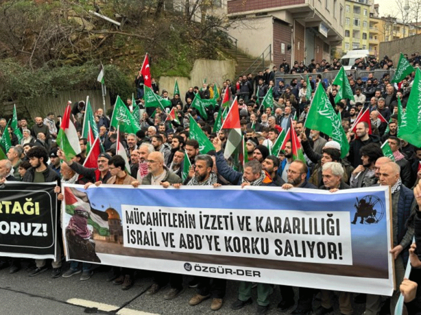 Foto - İstanbul'da İsrail'e lanet yağdı