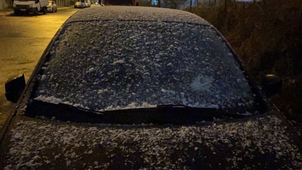 Foto - İstanbul'da kar yağışı aralıklarla etkili oluyor