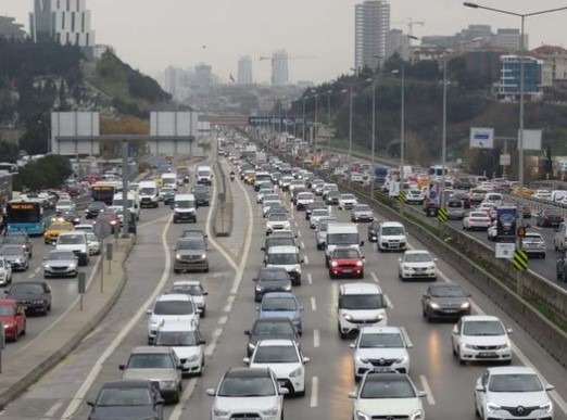 Foto - İstanbul'da kısıtlama öncesi trafik yoğunluğu