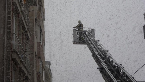 Foto - İstanbul'da korku dolu anlar