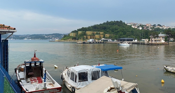 Foto - İstanbul'da korkutan manzara: Boğaz'a çamur aktı