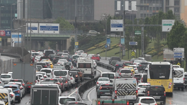 Foto - İstanbul'da trafik yoğunluğu