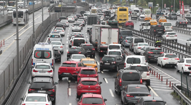 Foto - İstanbul'da trafik yoğunluğu