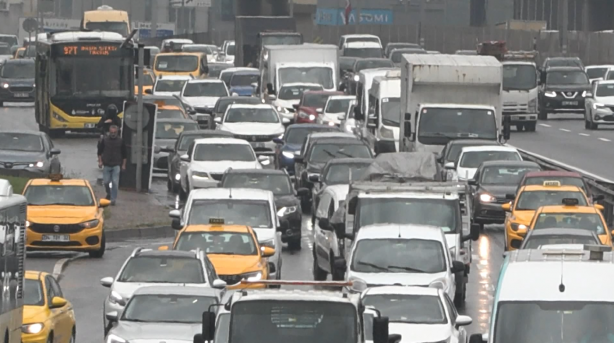 İstanbul'da trafik yoğunluğu
