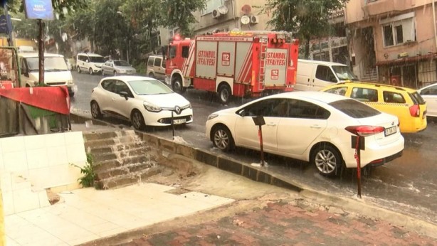 İstanbul'da uyarısı yapılan sağanak yağış başladı