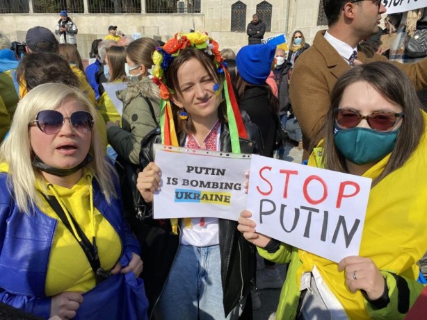 Foto - İstanbul'da yaşayan Ukraynalılar harekete geçti