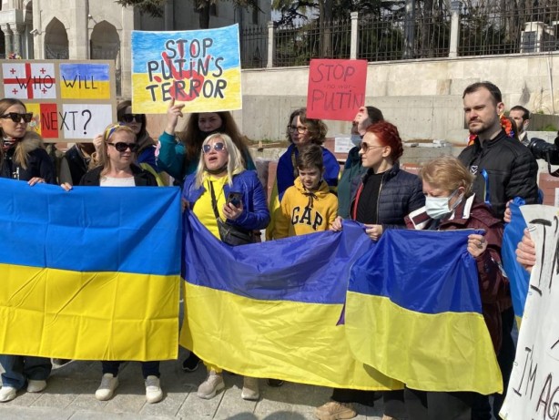 Foto - İstanbul'da yaşayan Ukraynalılar harekete geçti