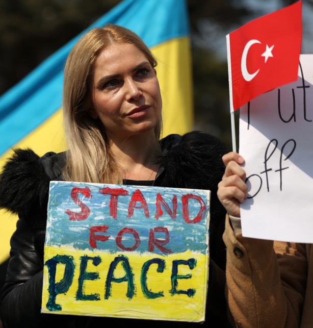 İstanbul'da yaşayan Ukraynalılar harekete geçti