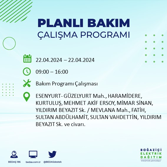 Foto - İstanbullular dikkat! 18 ilçe karanlığa gömülecek