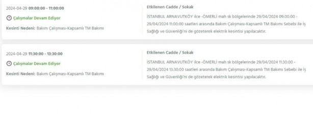 Foto - İstanbullular dikkat! BEDAŞ 29 Nisan Pazartesi elektrik kesintisi olacağını duyurdu