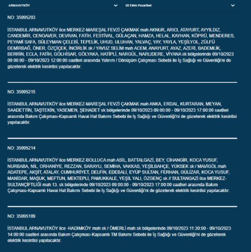 Foto - İstanbullular dikkat! BEDAŞ duyurdu: Saatlerce süren elektrik kesintisi yaşanacak... İşte o ilçeler