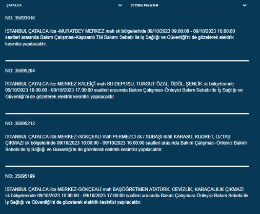 Foto - İstanbullular dikkat! BEDAŞ duyurdu: Saatlerce süren elektrik kesintisi yaşanacak... İşte o ilçeler