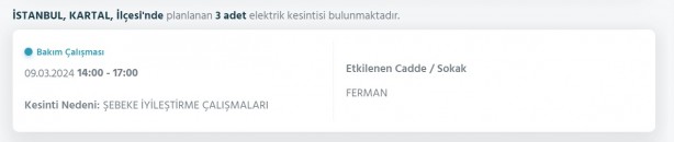 Foto - İstanbullular dikkat! Bu ilçeler 8 saat boyunca karanlığa gömülecek