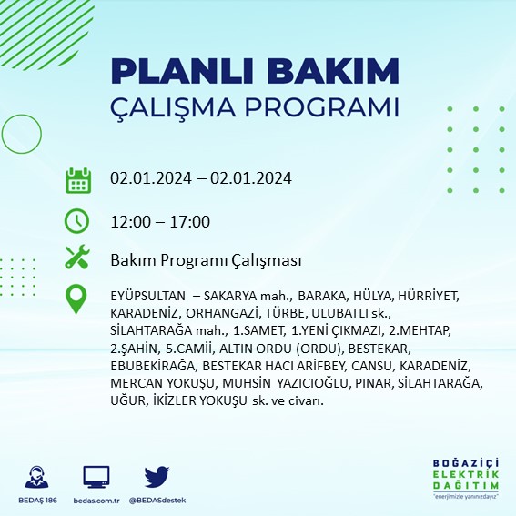 Foto - İstanbullular dikkat! Bu ilçeler karanlığa gömülecek