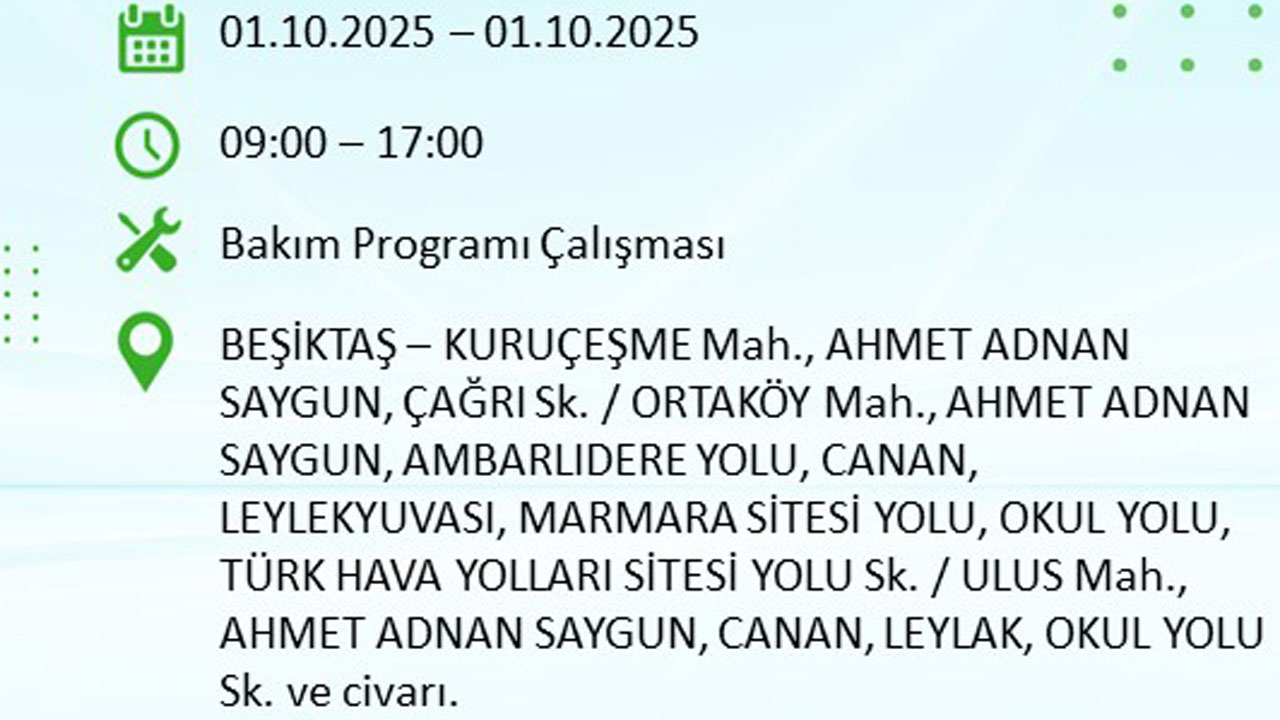 Foto - İstanbullular dikkat! Bu ilçeler karanlığa gömülecek