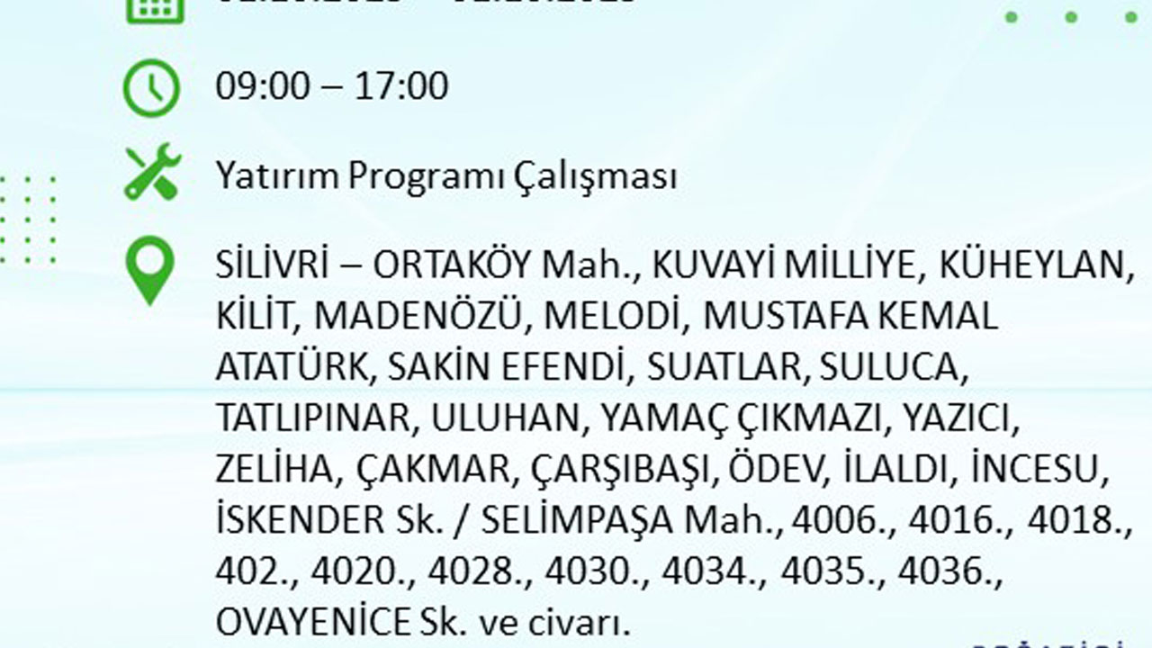 Foto - İstanbullular dikkat! Bu ilçeler karanlığa gömülecek