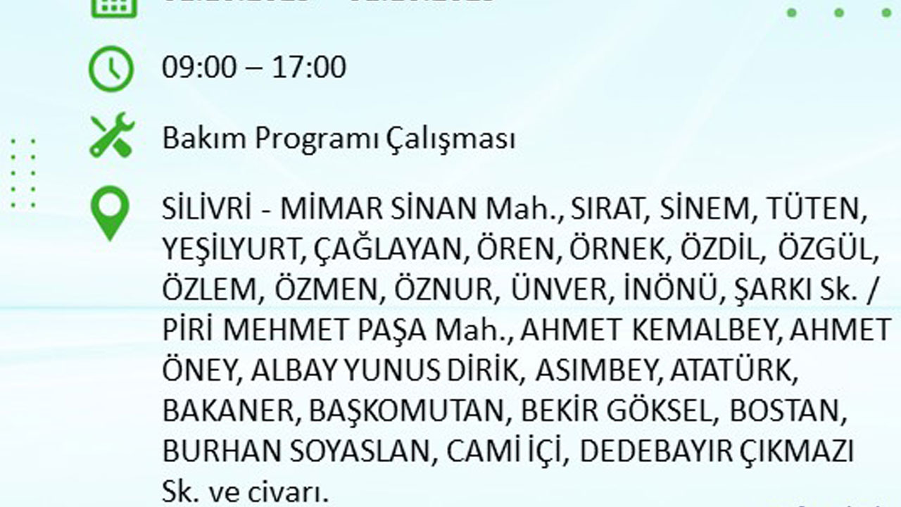 Foto - İstanbullular dikkat! Bu ilçeler karanlığa gömülecek