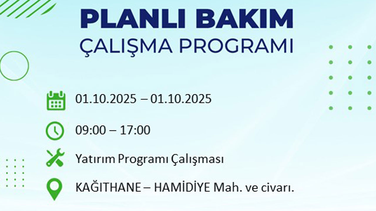 Foto - İstanbullular dikkat! Bu ilçeler karanlığa gömülecek