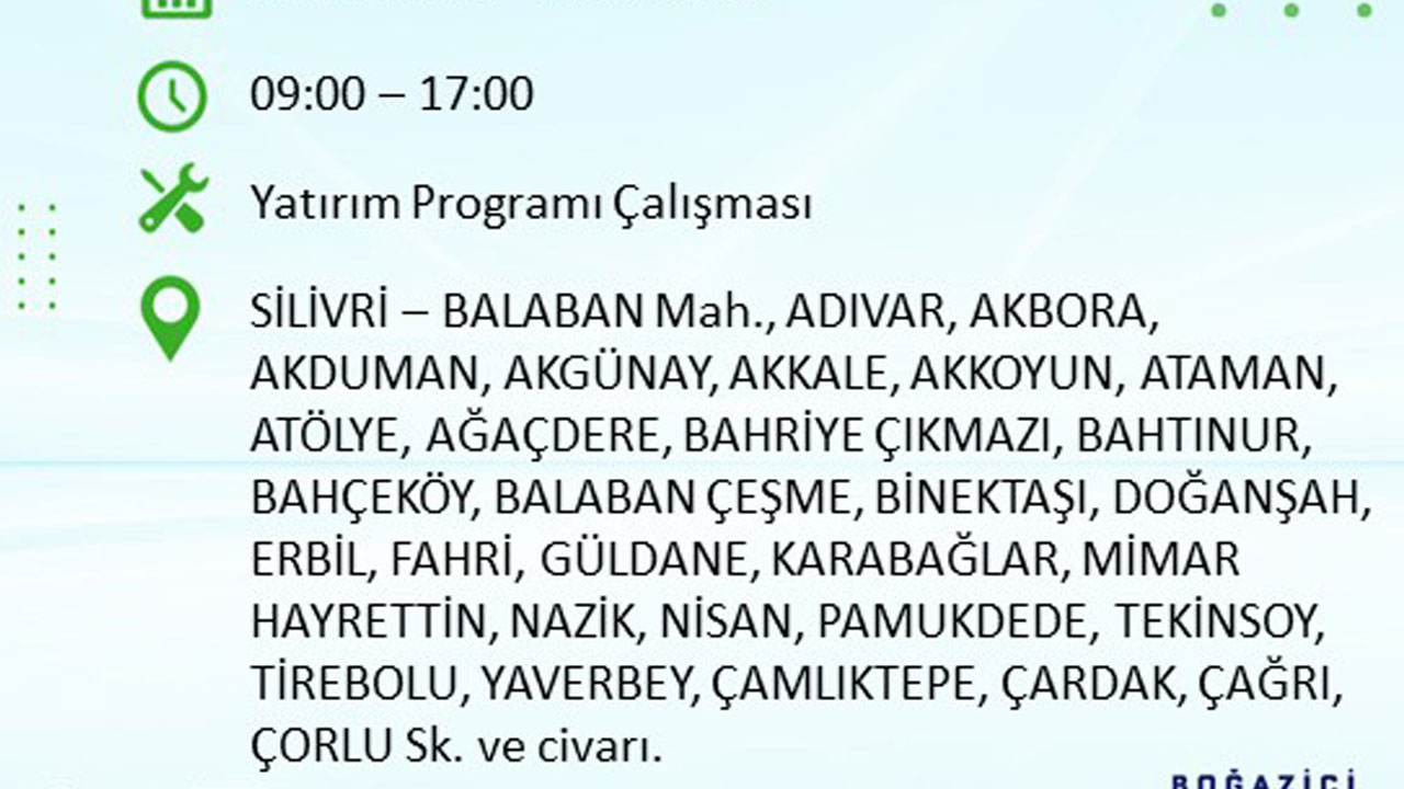 Foto - İstanbullular dikkat! Bu ilçeler karanlığa gömülecek