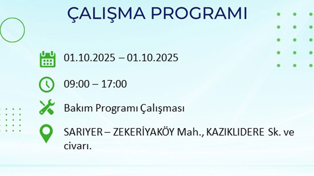 Foto - İstanbullular dikkat! Bu ilçeler karanlığa gömülecek