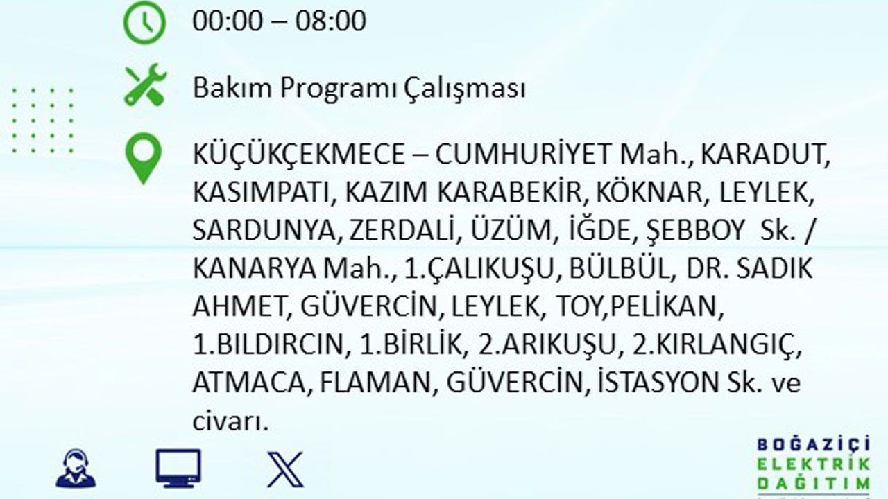 Foto - İstanbullular dikkat! Bu ilçeler karanlığa gömülecek