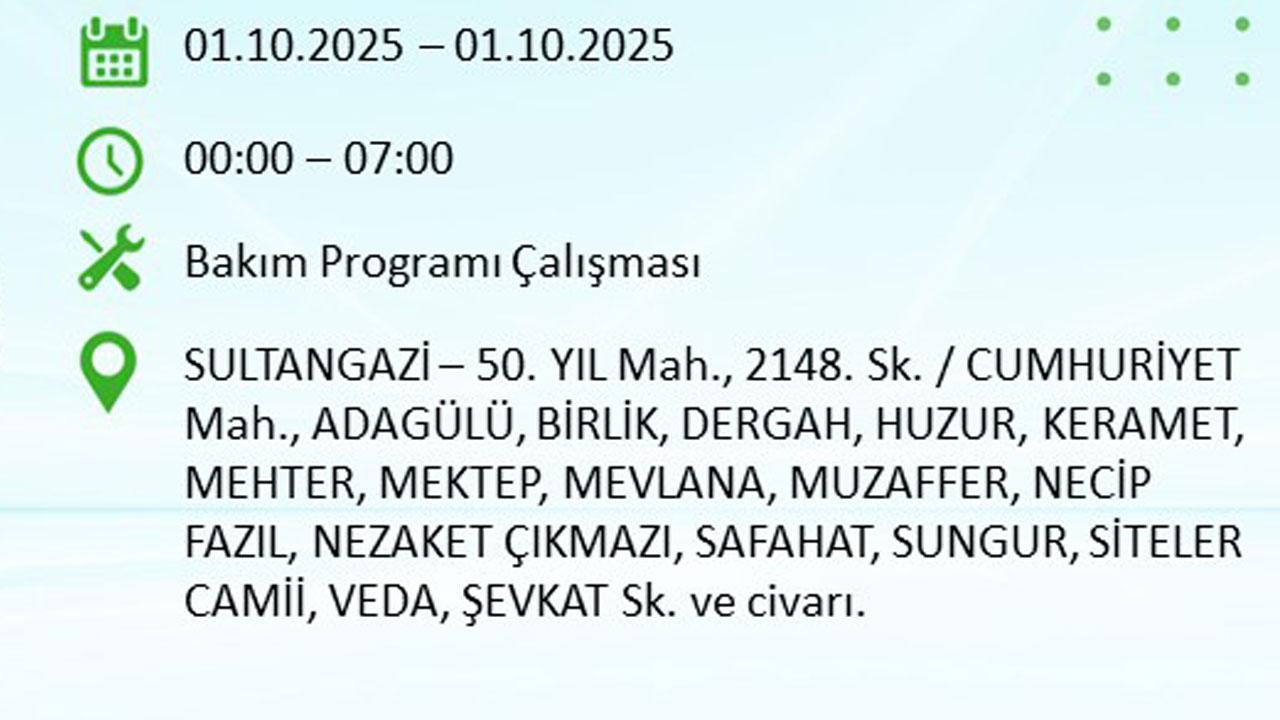 Foto - İstanbullular dikkat! Bu ilçeler karanlığa gömülecek