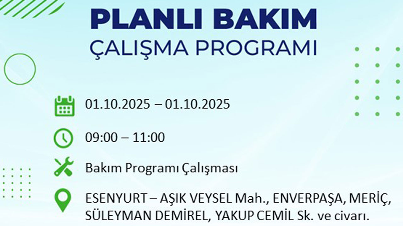 Foto - İstanbullular dikkat! Bu ilçeler karanlığa gömülecek