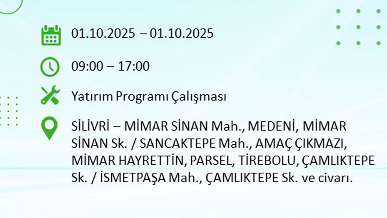 Foto - İstanbullular dikkat! Bu ilçeler karanlığa gömülecek