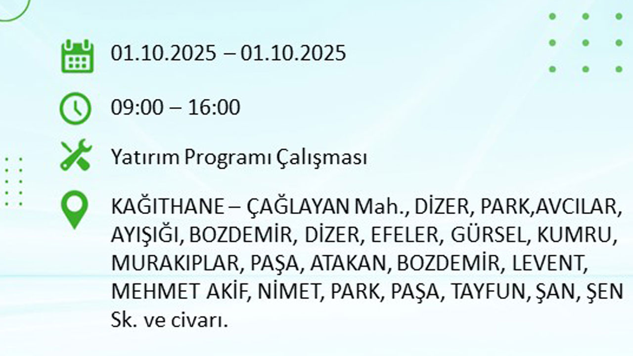 Foto - İstanbullular dikkat! Bu ilçeler karanlığa gömülecek