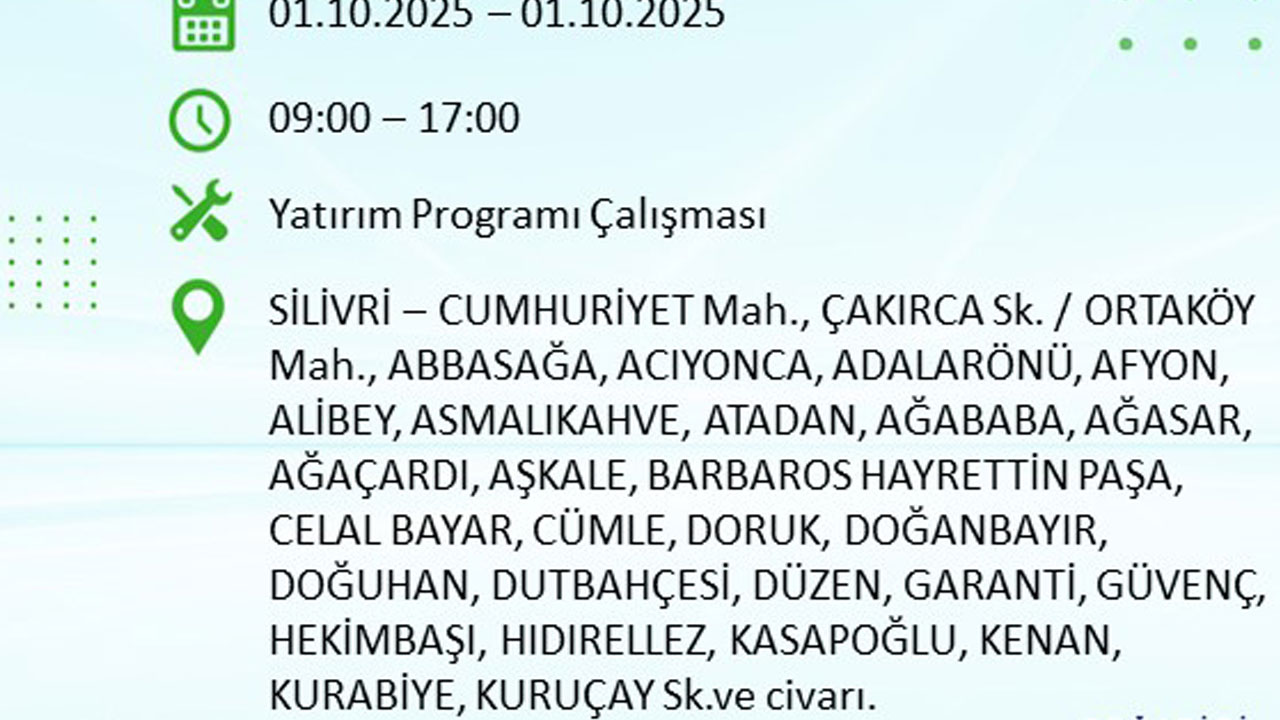 Foto - İstanbullular dikkat! Bu ilçeler karanlığa gömülecek