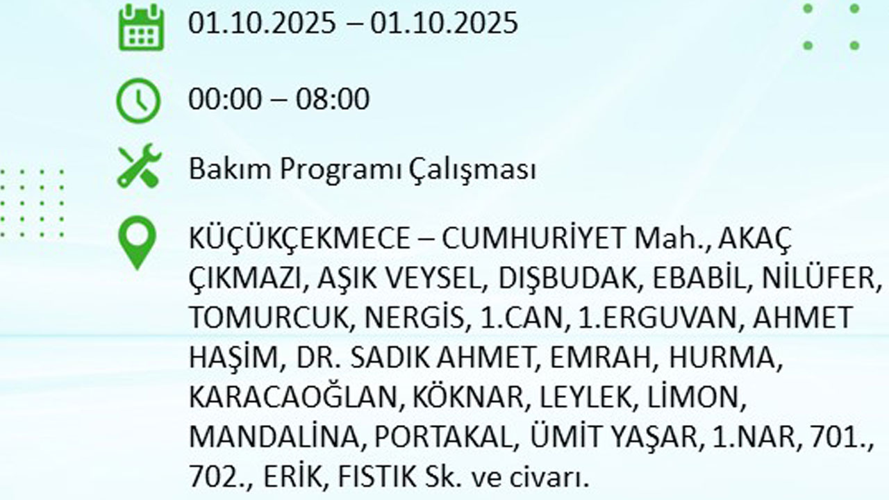 Foto - İstanbullular dikkat! Bu ilçeler karanlığa gömülecek