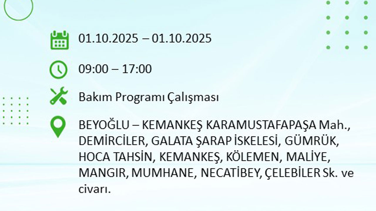 Foto - İstanbullular dikkat! Bu ilçeler karanlığa gömülecek