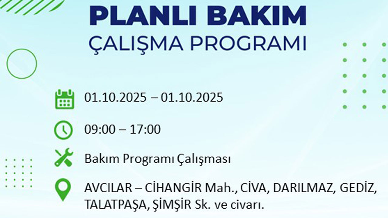 Foto - İstanbullular dikkat! Bu ilçeler karanlığa gömülecek