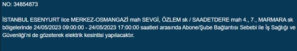 Foto - İstanbullular dikkat... Bu ilçelerde elektrik kesintisi yapılacak!