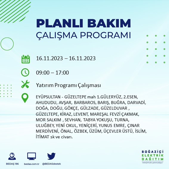 Foto - İstanbullular dikkat! O ilçelerde elektrikler kesilecek! 