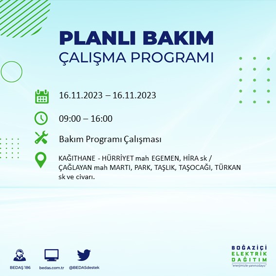 Foto - İstanbullular dikkat! O ilçelerde elektrikler kesilecek! 