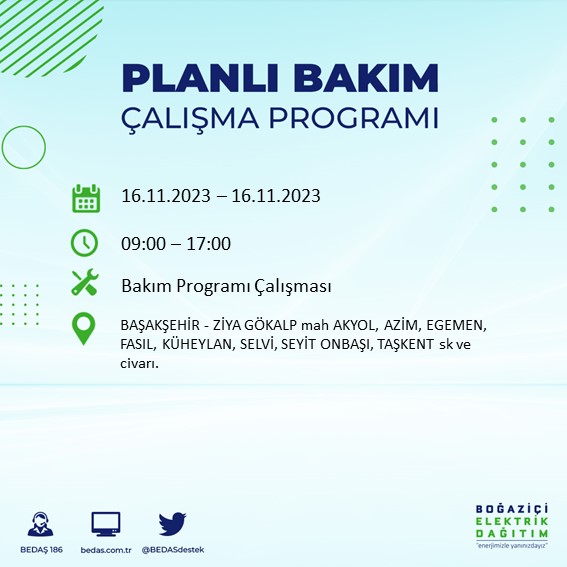 Foto - İstanbullular dikkat! O ilçelerde elektrikler kesilecek! 